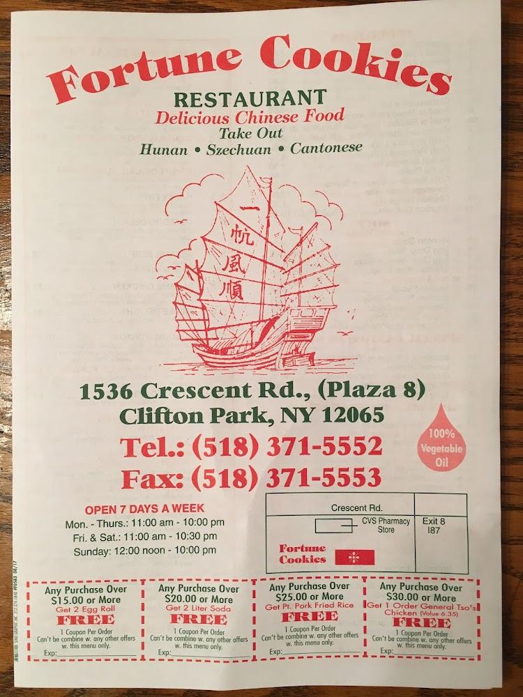 Fortune Cookie Menu image 3